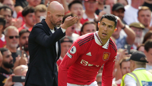 Cristiano Ronaldo disagreement with Erik Ten Haag
