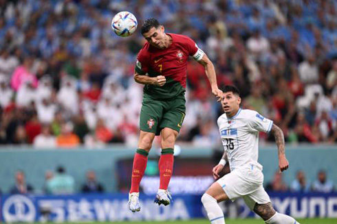 Cristiano Ronaldo header in Portugal 2-0 Uruguay in the World Cup 2022