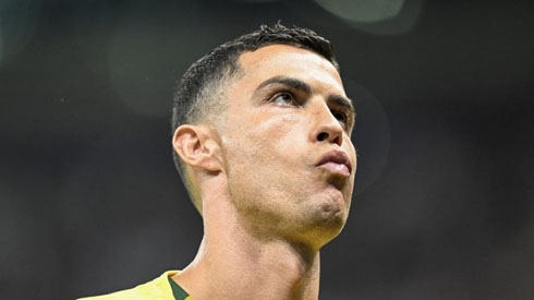 Cristiano Ronaldo not reacting well for staying on the bench
