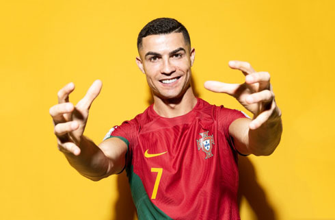Cristiano Ronaldo photoshoot at the World Cup 2022