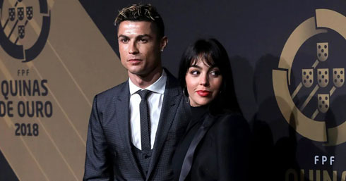 Cristiano Ronaldo and Georgina Rodriguez attending an event
