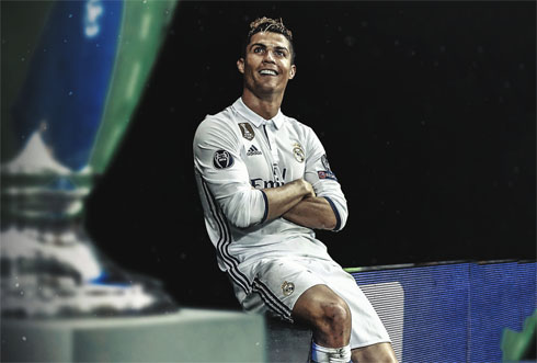 Cristiano Ronaldo on the world with Real Madrid