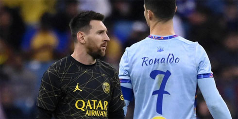 Messi vs Cristiano Ronaldo in Saudi Arabia in 2023, in PSG vs Al Nassr