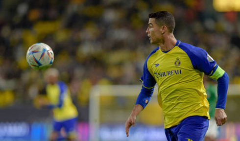 Cristiano Ronaldo in action for Al Nassr in 2023