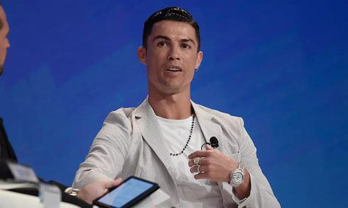 Cristiano Ronaldo wearing most expensive rolex watch in the world