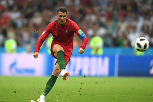 Cristiano Ronaldo hat-trick free-kick goal vs Spain the World Cup 2018
