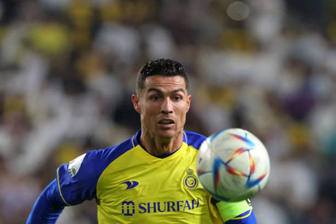 Cristiano Ronaldo playing for Al Nassr in 2023-24