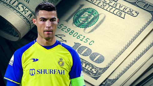 Cristiano Ronaldo is the highest paid footballer in the world