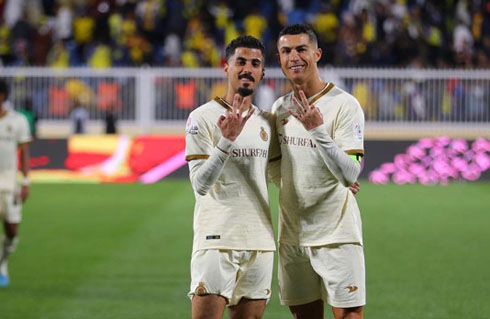 Cristiano Ronaldo celebrates hat-trick in Al Nassr