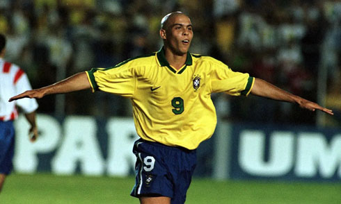 Ronaldo phenomenon playing for Brazil