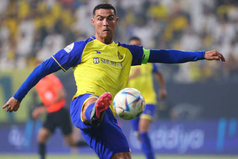 Cristiano Ronaldo in action for Al Nassr