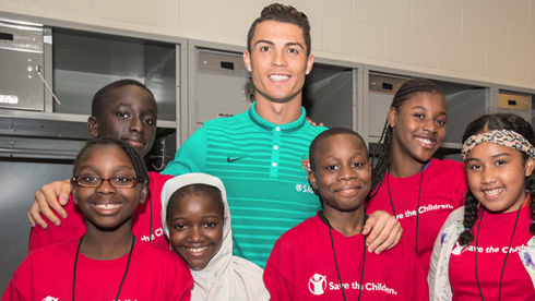 Cristiano Ronaldo and his Save the Children ambassador role