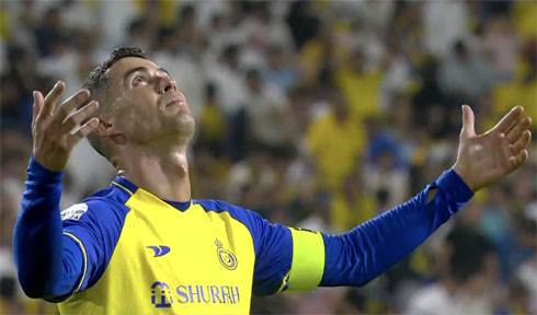 Cristiano Ronaldo despair and frustration in Saudi Arabia