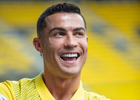 Cristiano Ronaldo never loses his smile