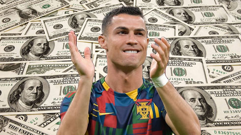 Cristiano Ronaldo obsessed with money