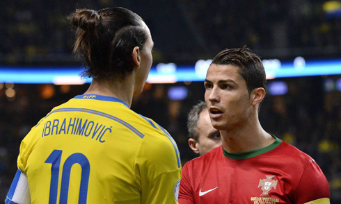 Cristiano Ronaldo vs Ibrahimovic Sweden vs Portugal in 2013