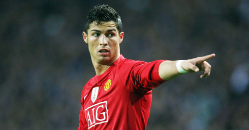 Cristiano Ronaldo at his prime in Manchester United