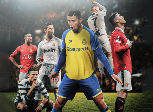 Cristiano Ronaldo five clubs in his career