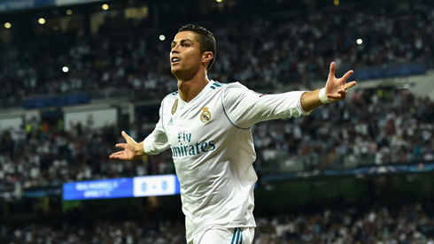 Cristiano Ronaldo scoring goals for Real Madrid