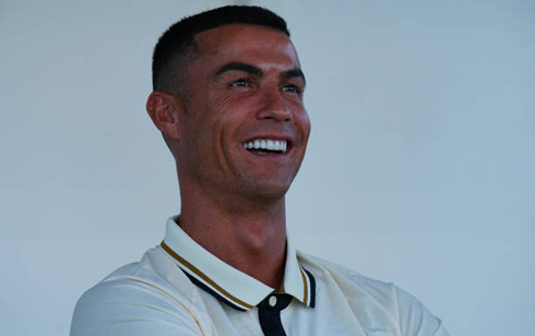 Cristiano Ronaldo watching Al-Nassr pre-season friendly in the Algarve