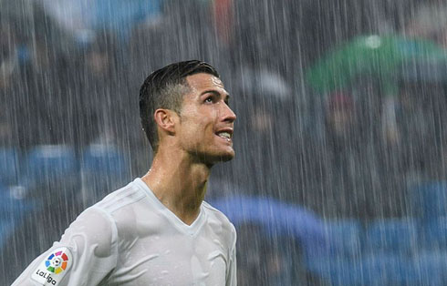 Cristiano Ronaldo rainy days