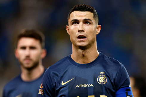 Cristiano Ronaldo playing for Al Nassr in 2023