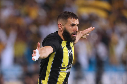 Benzema scores for Al Ittihad in Saudi Arabia