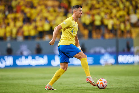 Cristiano Ronaldo in action for Al Nassr in 2023