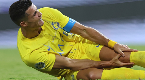 Cristiano Ronaldo serious knee injury in Al Nassr