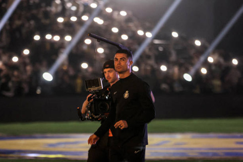 Cristiano Ronaldo on the spotlight