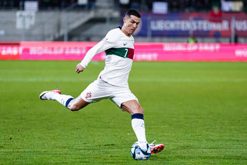 Cristiano Ronaldo Portugal white shirt