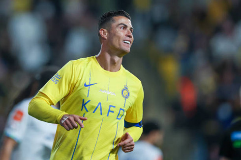Cristiano Ronaldo in action for Al Nassr in 2024