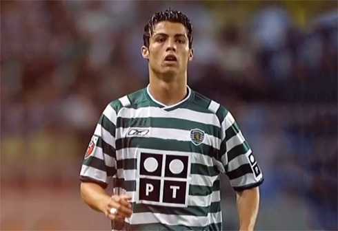 Cristiano Ronaldo 18 years old in Sporting CP