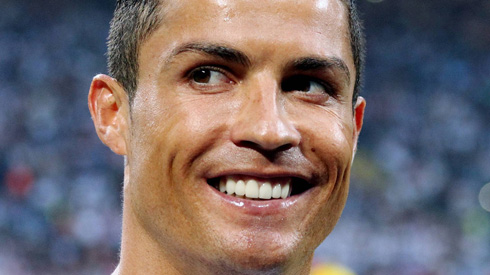 Cristiano Ronaldo smiling to his critics