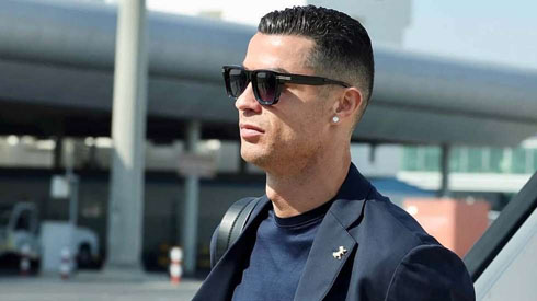 Cristiano Ronaldo in the airport