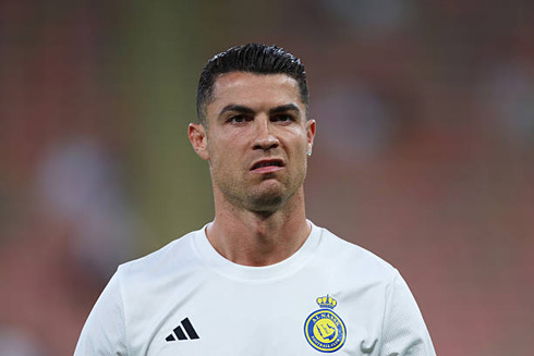 Cristiano Ronaldo white shirt in Al Nassr in 2025