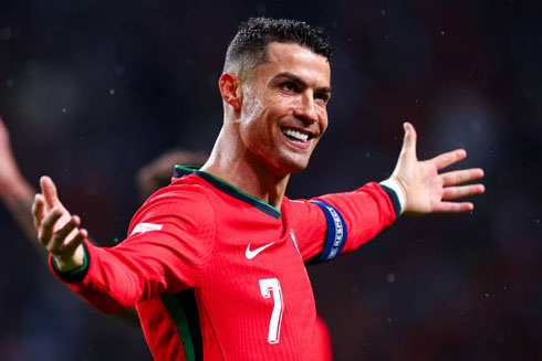 Cristiano Ronaldo happy with Portugal