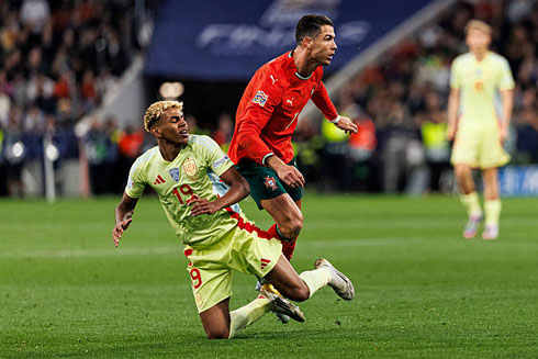 Cristiano Ronaldo vs Lamine Yamal in Portugal vs Spain