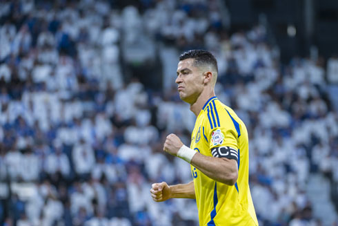 Cristiano Ronaldo playing for Al Nassr in 2025