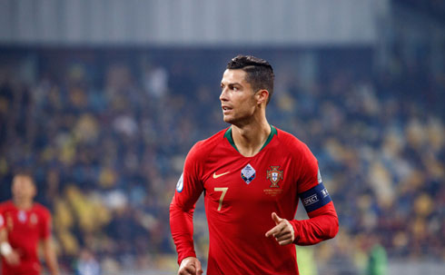 Cristiano Ronaldo Portugal National Team red shirt