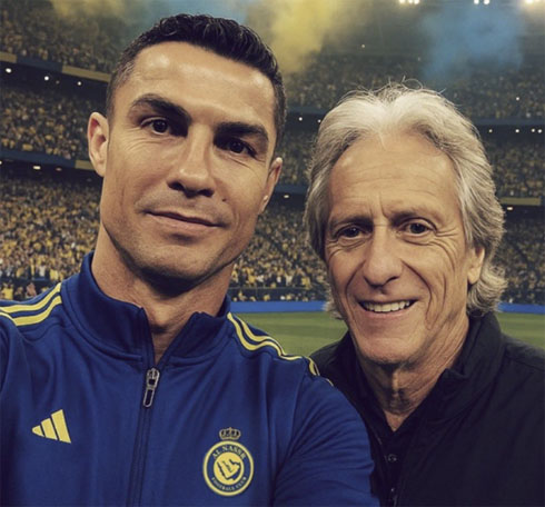 Cristiano Ronaldo and Jorge Jesus at Al Nassr in 2025