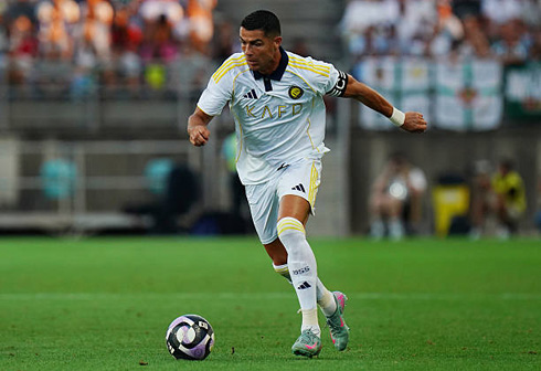Cristiano Ronaldo in action for Al Nassr in 2025-26