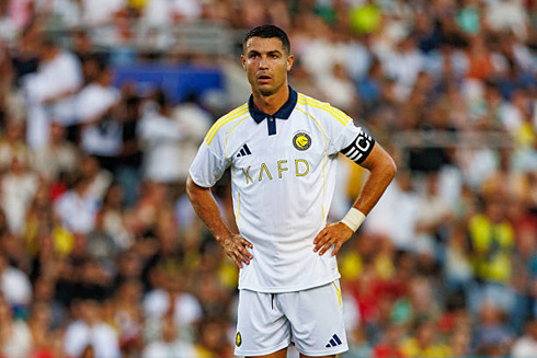Cristiano Ronaldo just waiting patiently