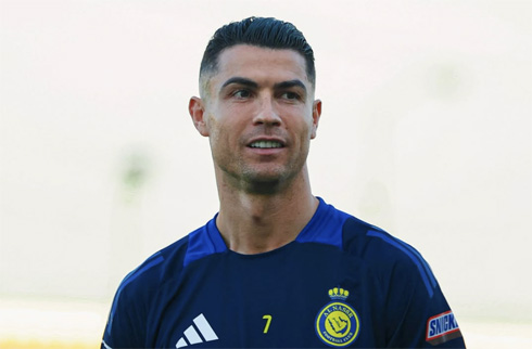 Cristiano Ronaldo blue kit in Al Nassr