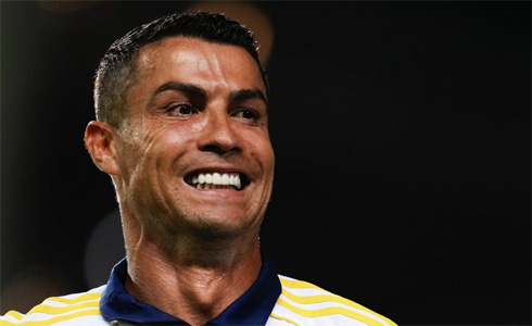 Cristiano Ronaldo happy in Al Nassr
