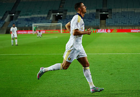 Cristiano Ronaldo in action for Al Nassr in 2025