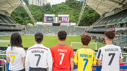 Cristiano Ronaldo football career in shirts