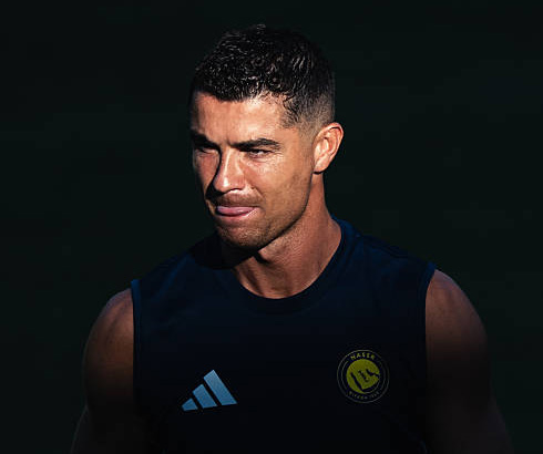 Cristiano Ronaldo in the shadow