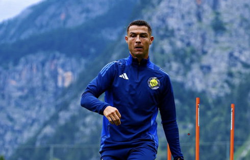 Cristiano Ronaldo pre-season training