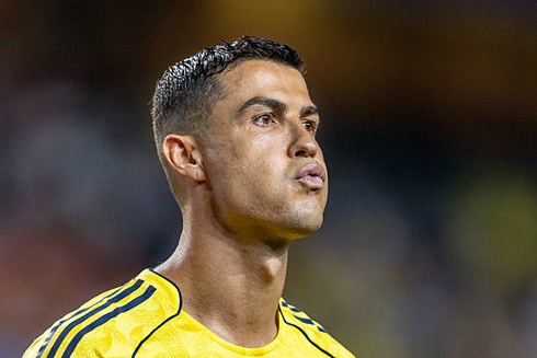 Cristiano Ronaldo exhaling Al Nassr